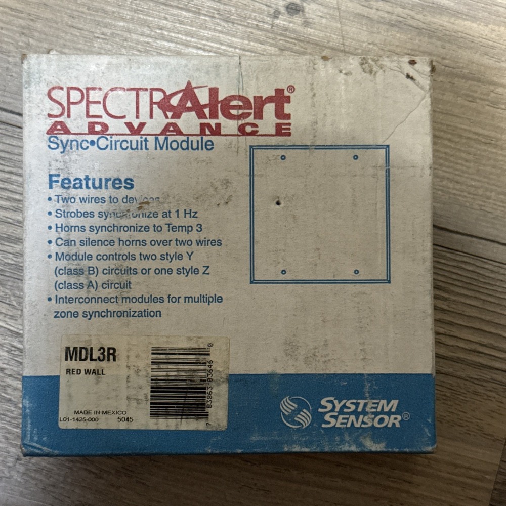 System Sensor SpectrAlert Advance MDL3R Sync-Circuit Module - Red